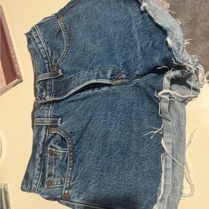 Levi's Blue Jean Shorts